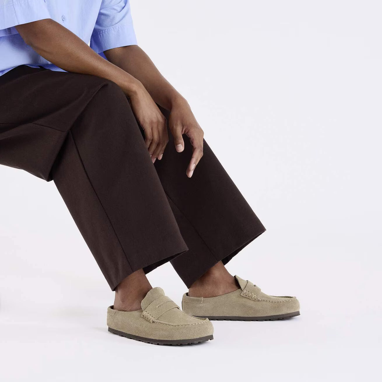 Naples Wrapped Suede Leather