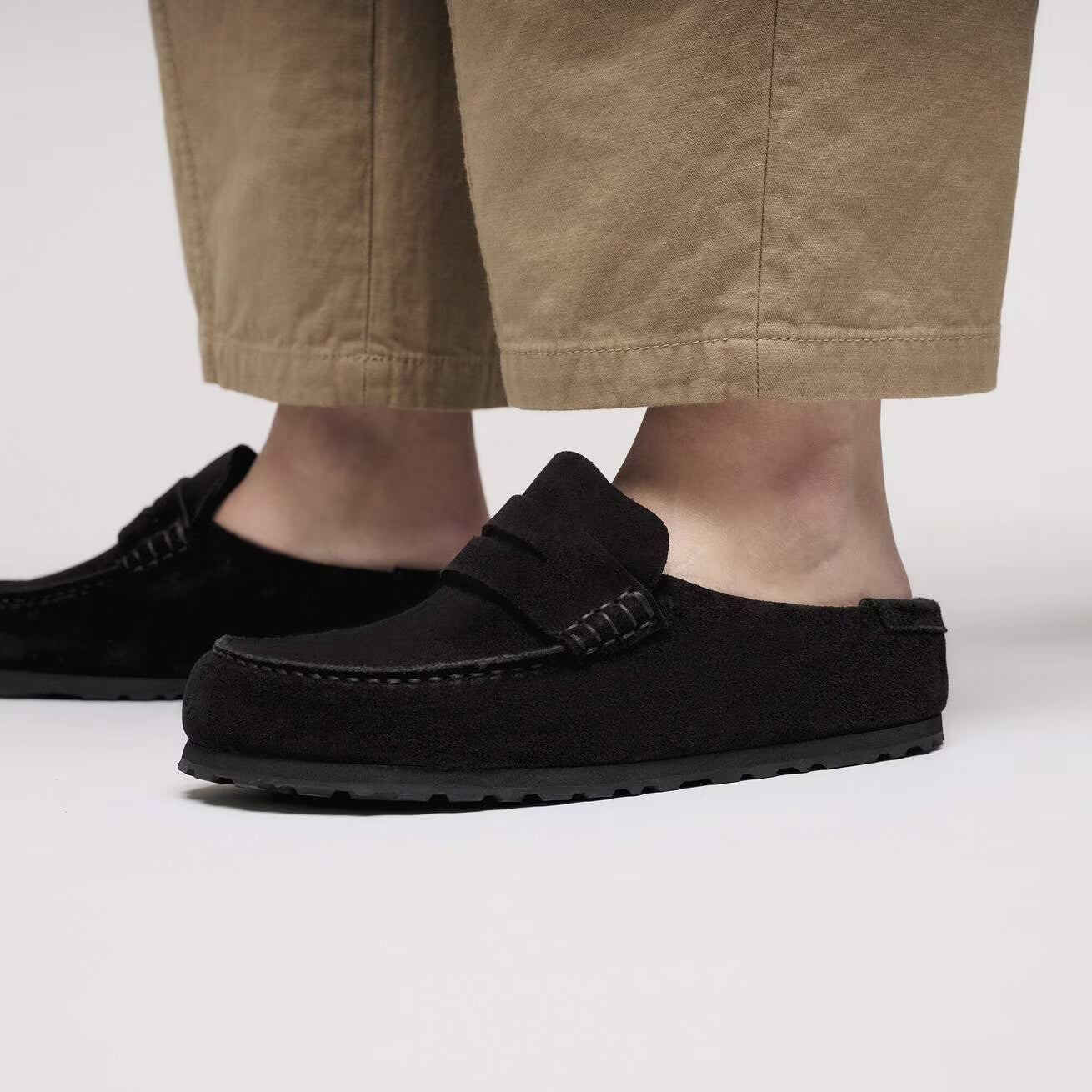 Naples Wrapped Suede Leather
